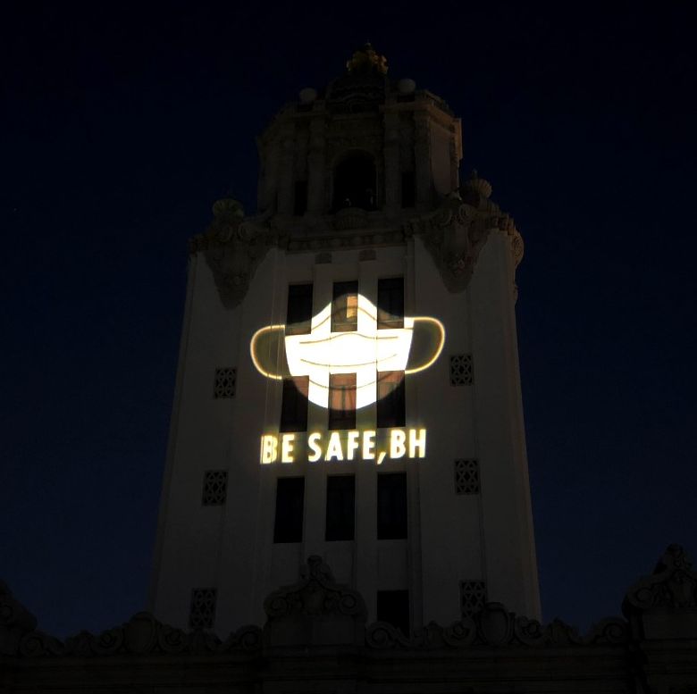 Beverly Hills projection - Be Safe