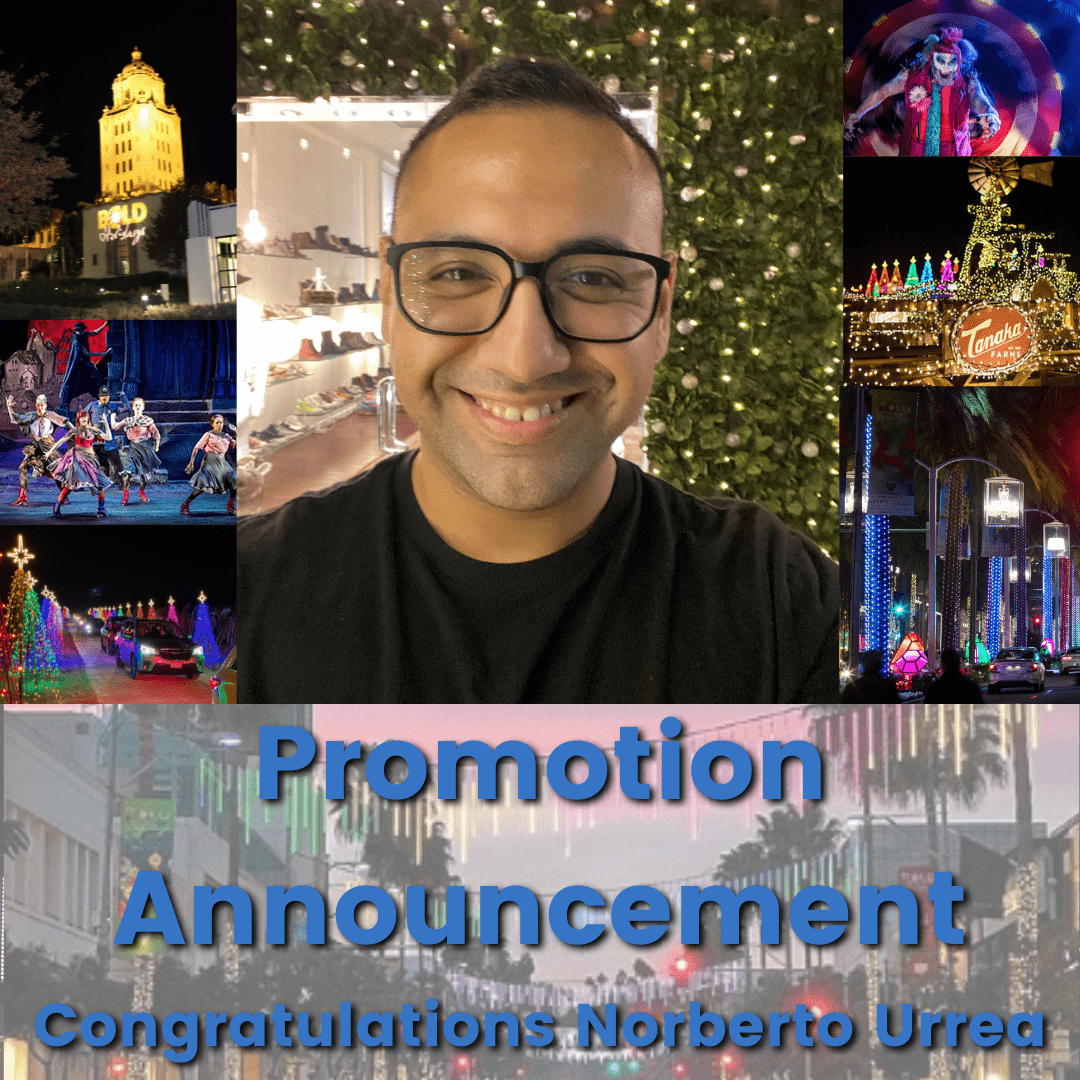 Promotion Announcement! Congratulations Norberto Urrea